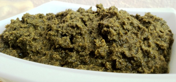 kpeum, feuilles de manioc
