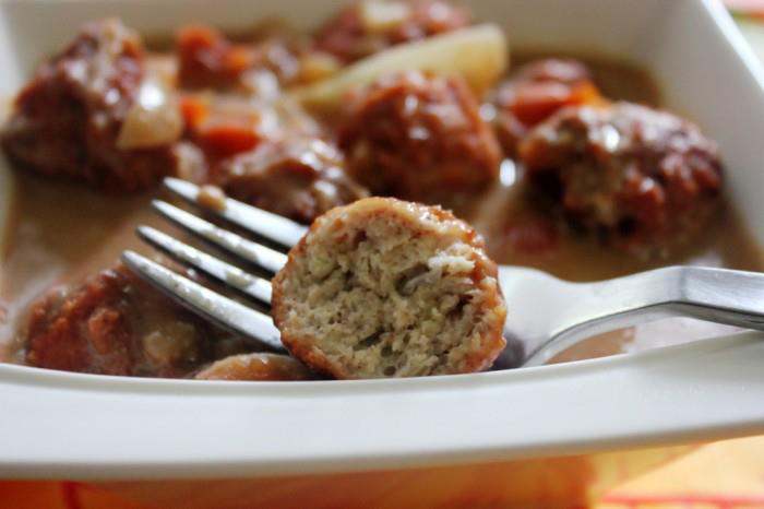 Boulettes de poulet à la tomate