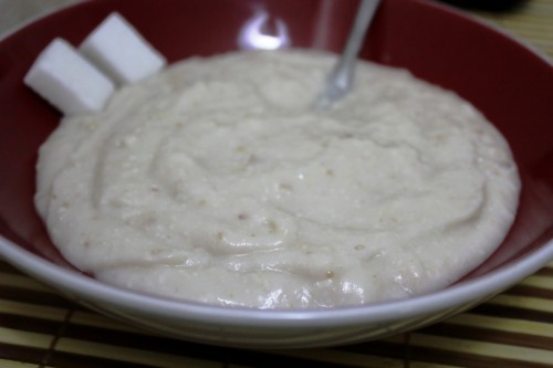bouillie de riz 