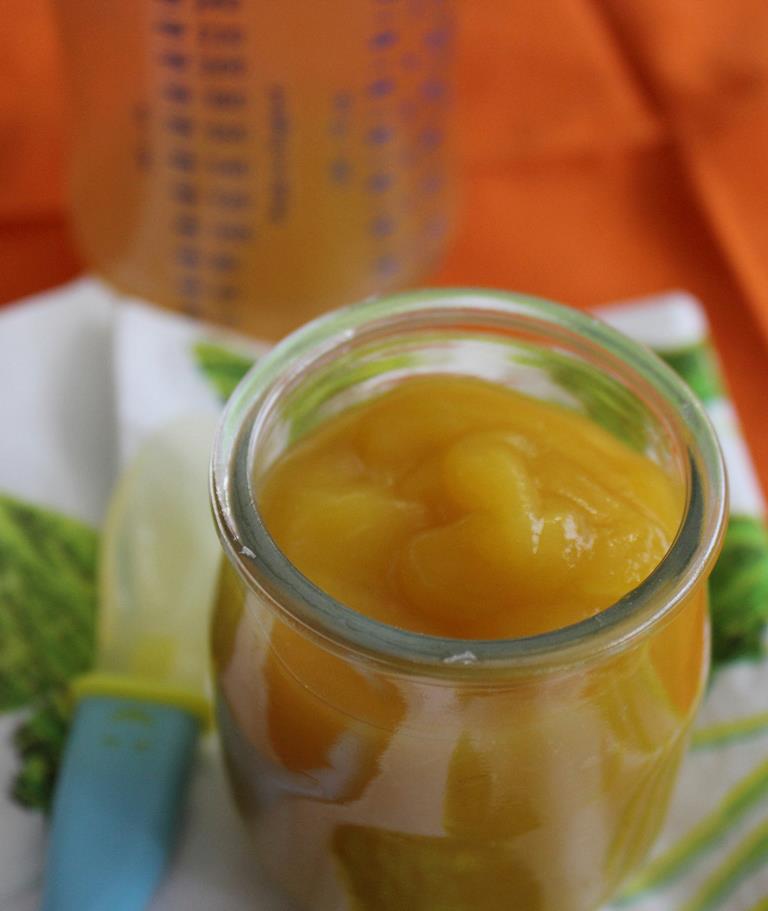 Compote de mangue pour Bébé