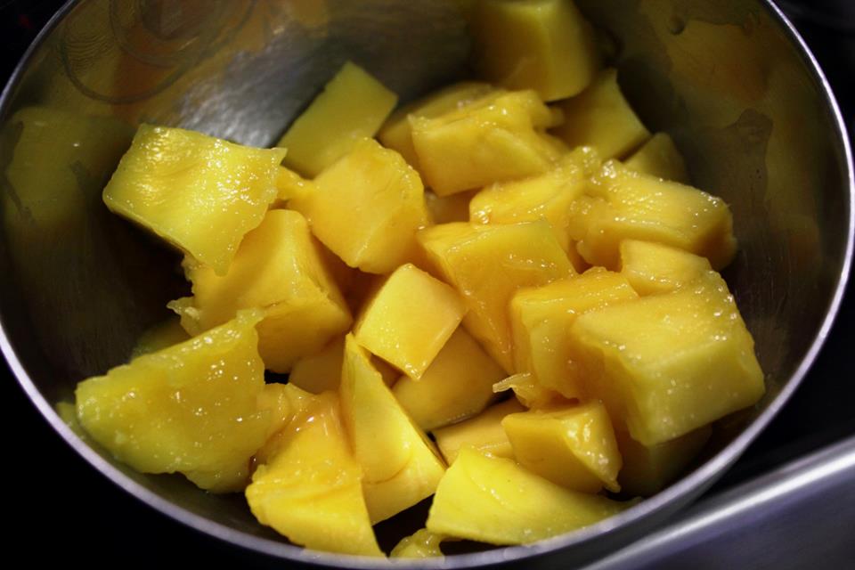 Compote de mangue pour Bébé