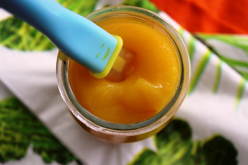 Compote de mangue pour Bébé