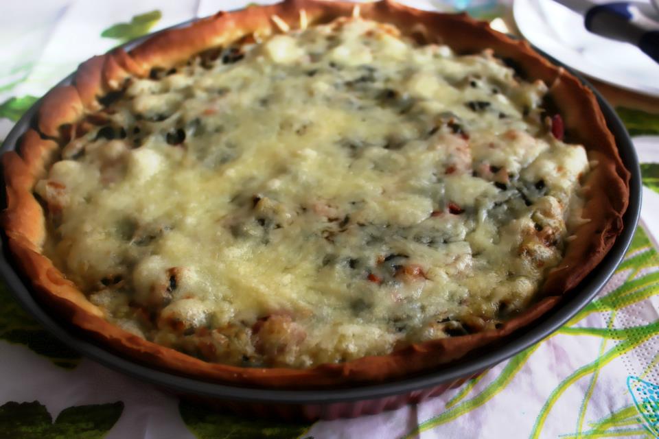 pizza au légumes