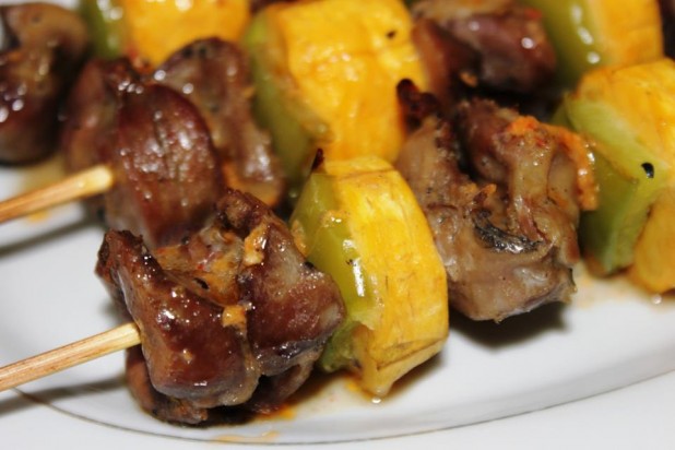 Brochettes de Gésiers de volaille au Poivre de Sichuan