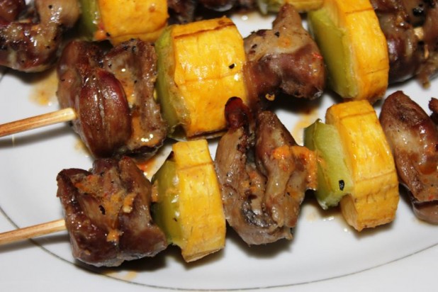 Brochettes de Gésiers de volaille au Poivre de Sichuan