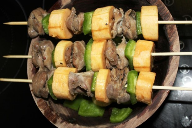 Brochettes de Gésiers de volaille au Poivre de Sichuan