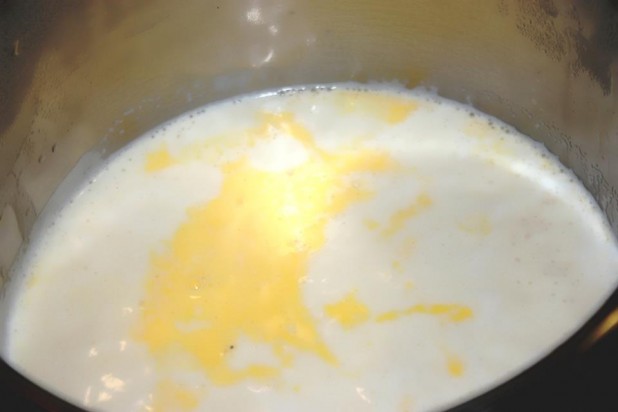 Crème de Gari à l'oeuf pour bébé dès 9 mois