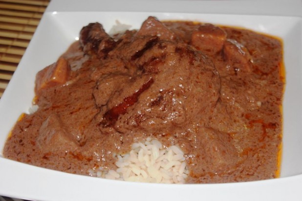 mafé poulet fumé