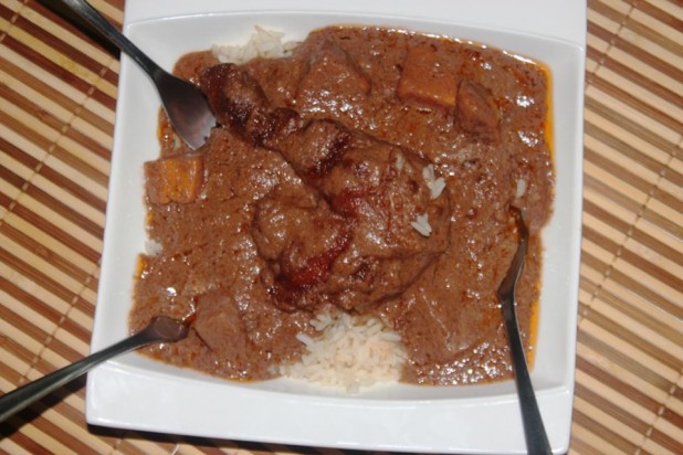 mafé poulet fumé