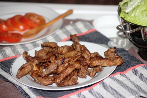 Mon Kebab (Shawarma) de boeuf maison & sa Sauce Blanche