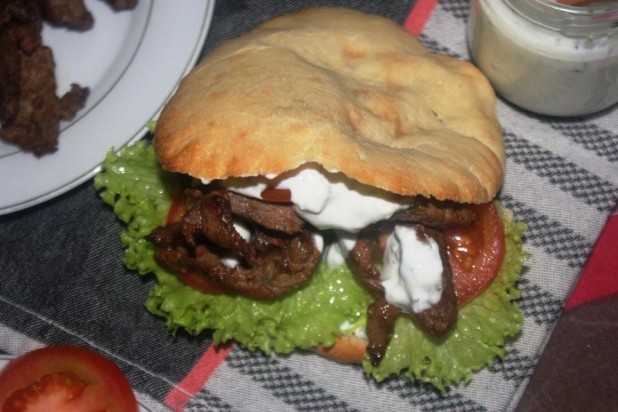 Mon Kebab (Shawarma) de boeuf maison & sa Sauce Blanche