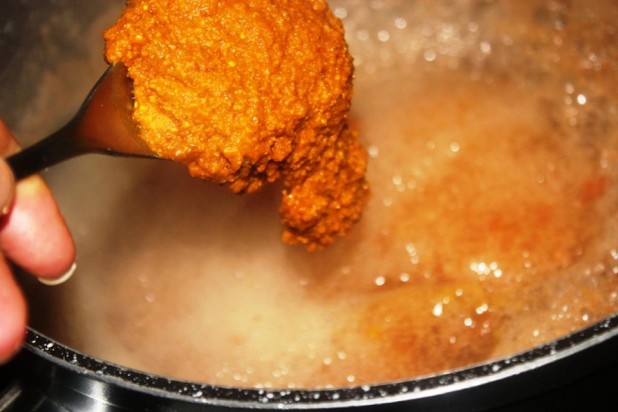 Ogbono Soup (soupe aux noyaux de mangues sauvages)