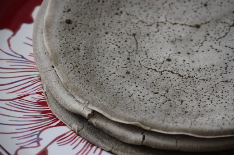 injera (crêpes de mil ethiopien)