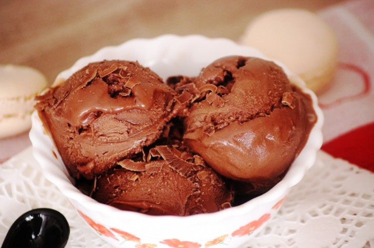 sorbet chocolat vanille