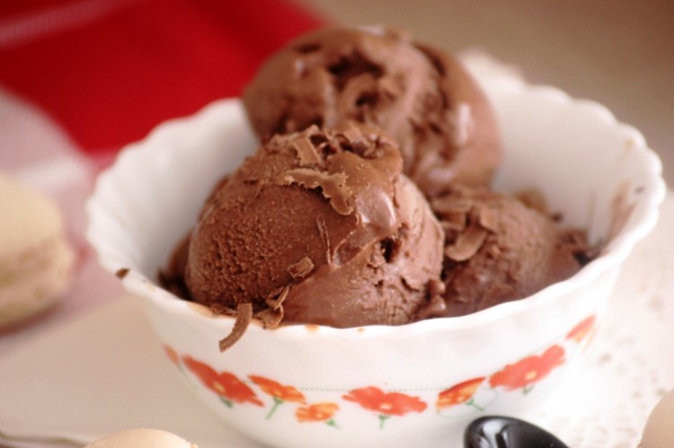 sorbet chocolat vanille