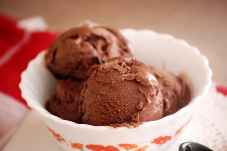 sorbet chocolat vanille