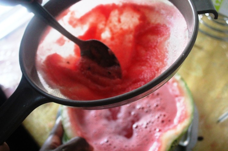 jus de pastèque maison 