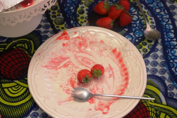 pavlova à la fraise