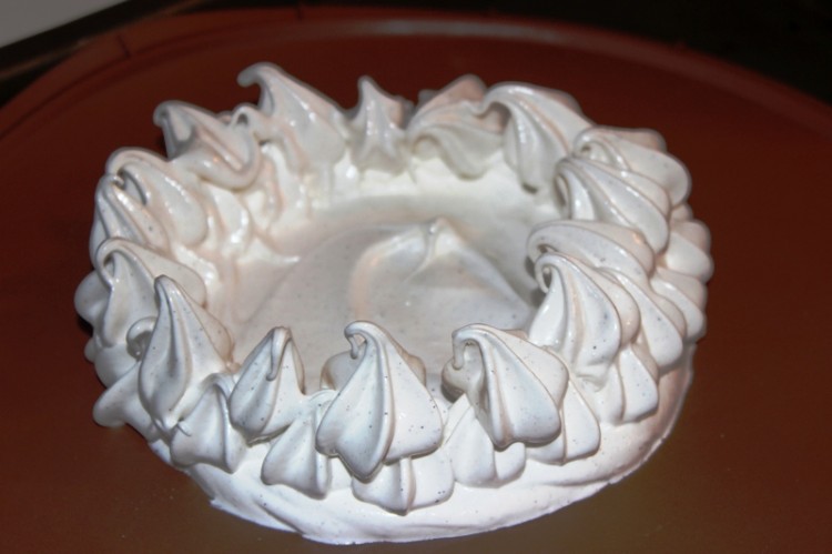 pavlova à la fraise