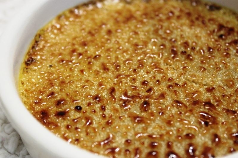 Crème brulée au foie gras - Alice Pégie Cuisine