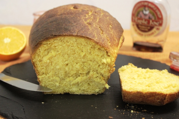 brioche à la patate douce & orange