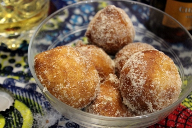 beignets au cidre et mangue 