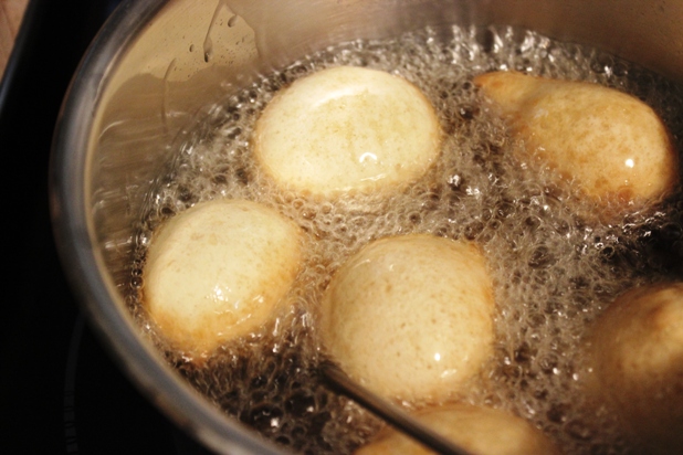 cuisson des beignets