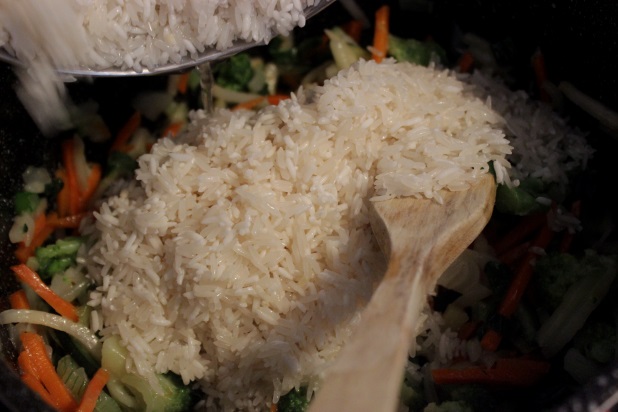 riz sauté légumes coriandre & citron vert
