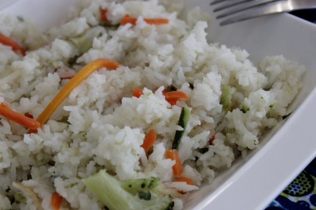 riz sauté légumes coriandre & citron vert