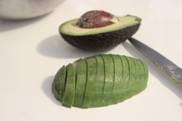 salade exotique avocat, pamplemousse et fruit de la passion 