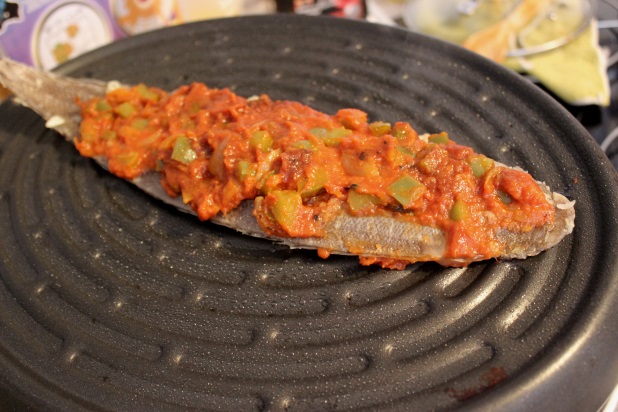 sole grillée à la tomate