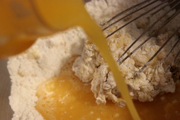 gaufres à l'orange