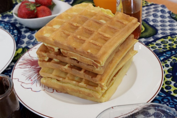 gaufres à l'orange