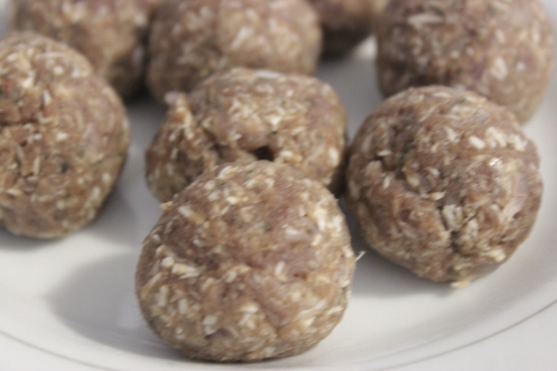 boulettes de sanglier à la noix de coco 
