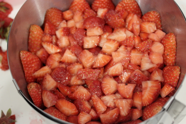 fraisier chocolat