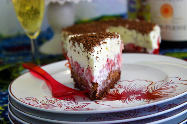 fraisier chocolat