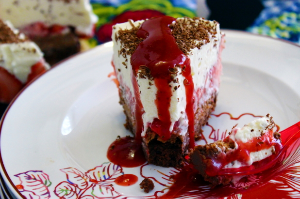fraisier chocolat