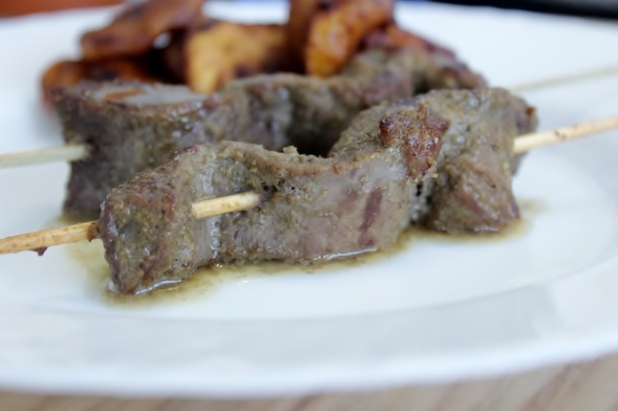 Brochettes de boeuf au cumin