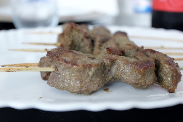 Brochettes de boeuf au cumin