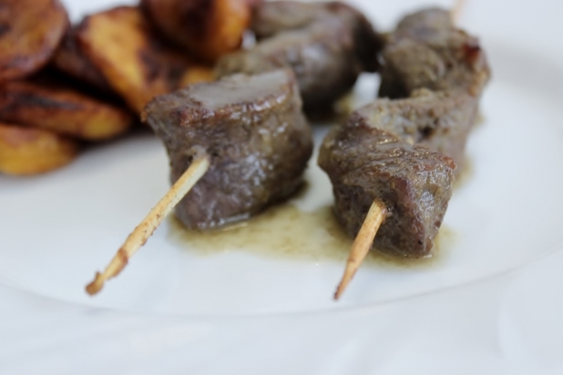 Brochettes de boeuf au cumin