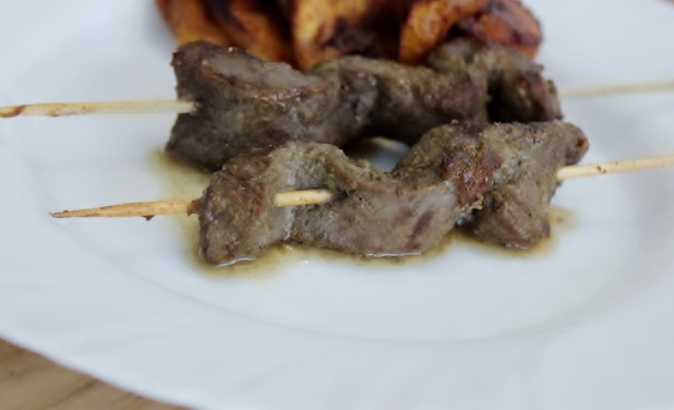 Brochettes de boeuf au cumin
