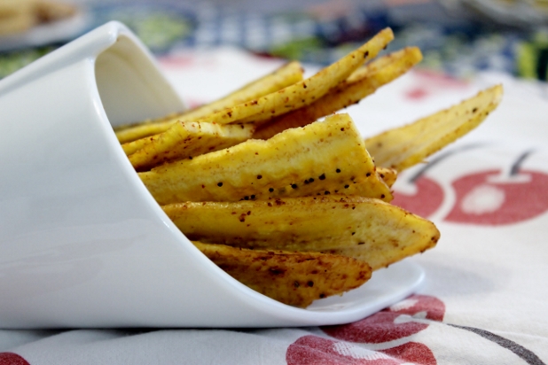 chips de plantain au piment d'espelette