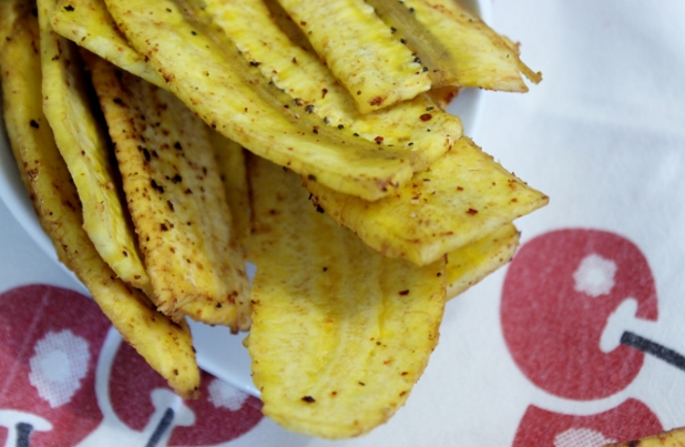 chips de plantain au piment d'espelette