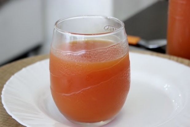 jus de papaye à la citronnelle
