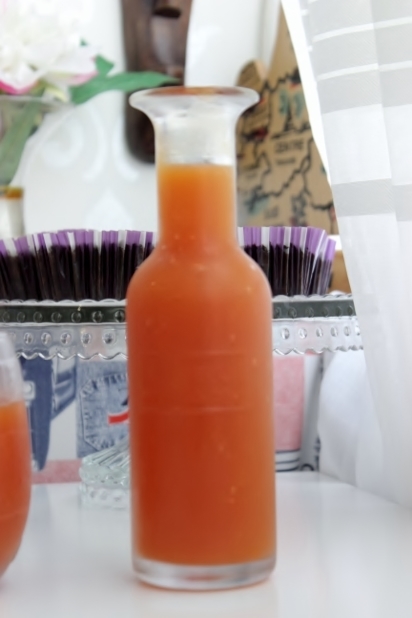 jus de papaye à la citronnelle