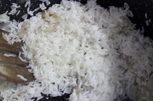 riz pilaf aux haricots rouges 
