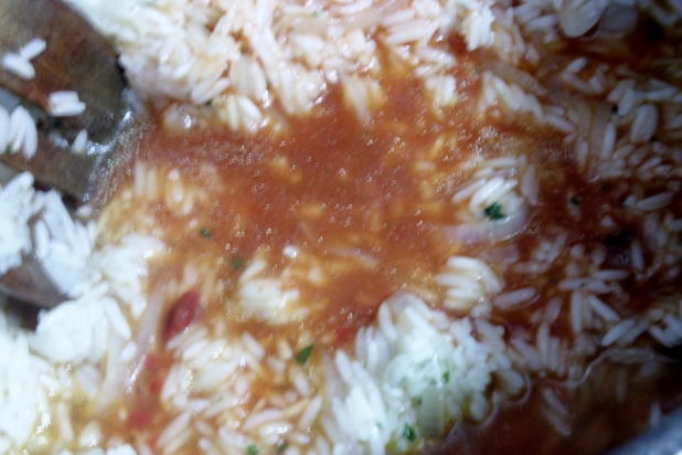riz pilaf aux haricots rouges 