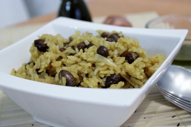 riz pilaf aux haricots rouges 