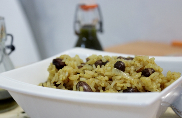 riz pilaf aux haricots rouges 