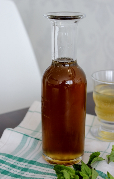 sirop de menthe maison